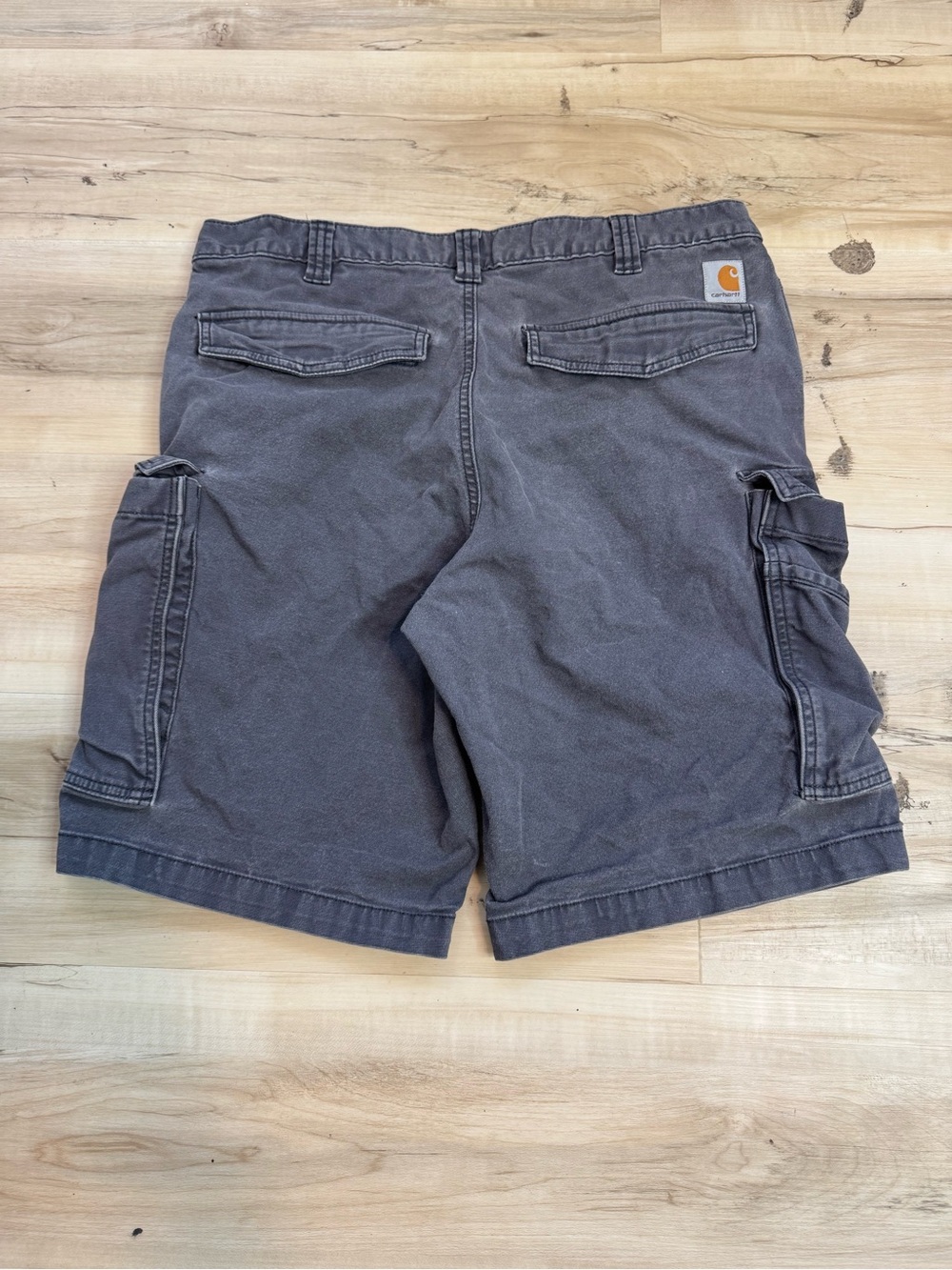 Carhartt Men's Gray Cargo Shorts - Durable Workwear